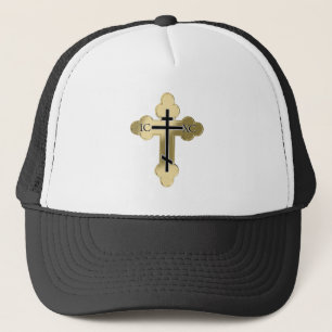 Christelijk orthodoxe kruis trucker pet