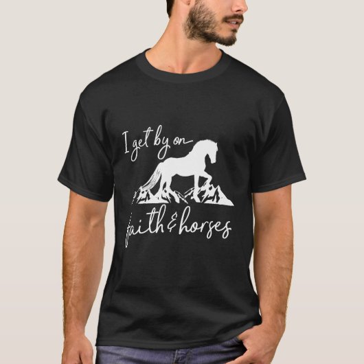 Christelijk paard t-shirt (Voorkant)