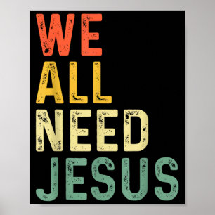 Christelijk pasen Bijbel citaat we hebben allemaal Poster