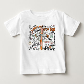 Christelijk Pasen Kruis Hij Is Opgestaan