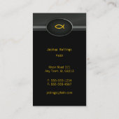 Christelijk | Pastor | Prijs Visitekaartje (Achterkant)