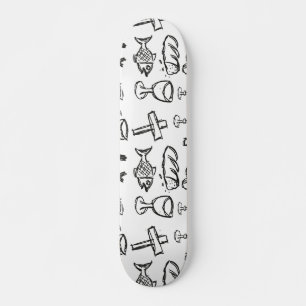 Christelijk patroon skateboard