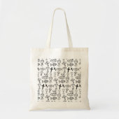 Christelijk patroon tote bag (Voorkant)