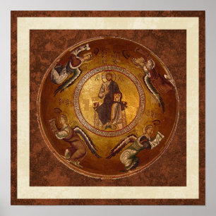 Christelijk Pictogram van Jezus Christus Pantakrat Poster