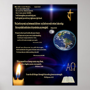 Christelijk poster van geschriften
