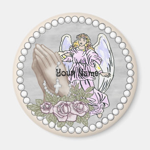 Christelijk Praying Rosary Angel Magnet Magneet