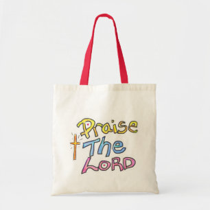 Christelijk ‘Prijs de HEER’ met kruis Tote Bag