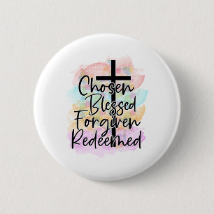 CHRISTELIJK QUOTE RONDE BUTTON 5,7 CM