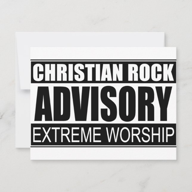 Christelijk Rock Advisory... (Voorkant)