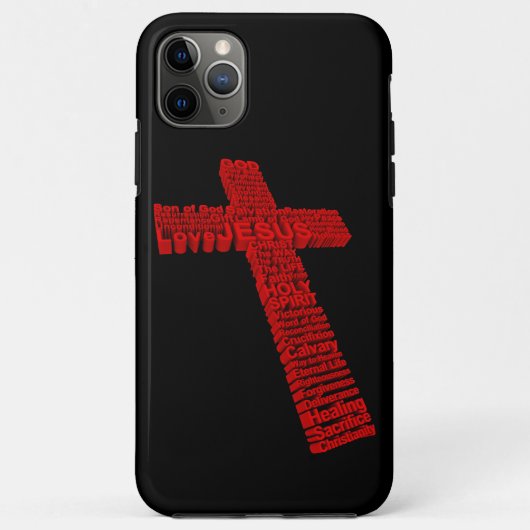 Christelijk Rode Kruis-collage Kunst geformatteerd Case-Mate iPhone Case (Achterkant)