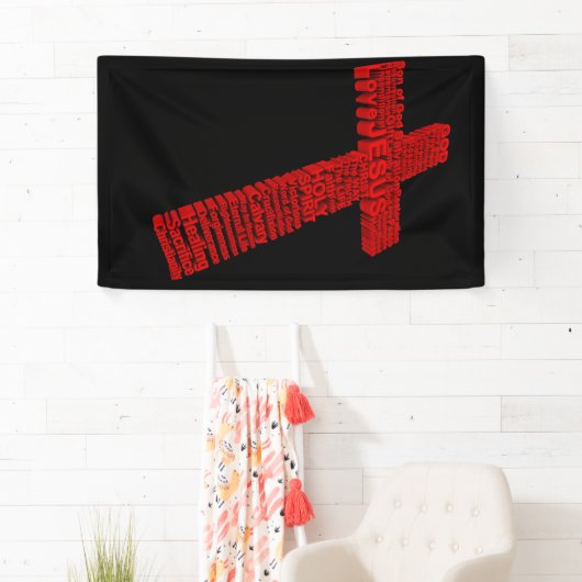 Christelijk Rode Kruis-collage Kunst geformatteerd Spandoek (Insitu)