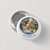 Christelijk Ronde Button 3,2 Cm (Voorkant /achterkant)