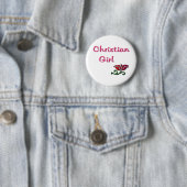 Christelijk Ronde Button 5,7 Cm (In situ)