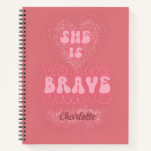 Christelijk roos goudsparkle journal notitieboek (Voorkant)