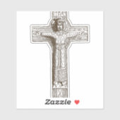 Christelijk Rubriekskruis Sticker (Vel)