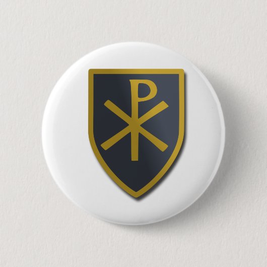 Christelijk schild ronde button 5,7 cm (Voorkant)