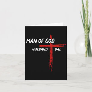 Christelijk-shirt Man van God Man Vader Vaderdag Kaart