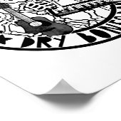 Christelijk skelet Ezekiel en Dry Bone Band Bijbel Poster (Hoek)