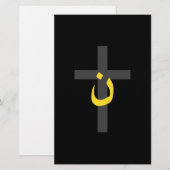 Christelijk Symbool Solidariteit van Nazarene Vet Briefpapier (Voorkant / Achterkant)