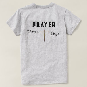 Christelijk T-shirt Gebed Verandert Dingen met Kru