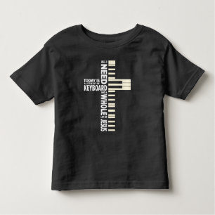 Christelijk toetsenbord Musicus Jesus Lover Band Kinder Shirts