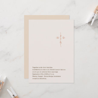 Christelijk Trouw Handlettering Monogram Kruis Kaart