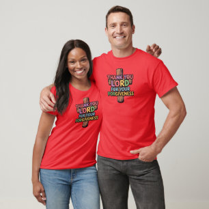 Christelijk Unisex T-shirt Dank U Heer........