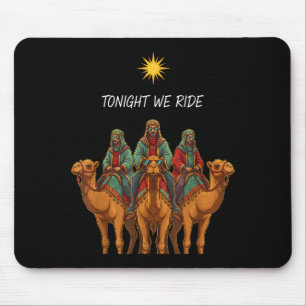 Christelijk Vanavond rijden we 3 Wijzen Kerstmis N Muismat