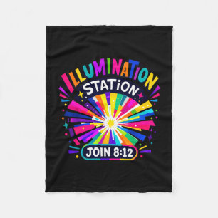 Christelijk verlichtingsstation vbs-bemanning 2026 fleece deken