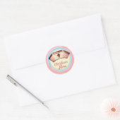 Christelijk verpleegkundig pet ronde sticker (Envelop)
