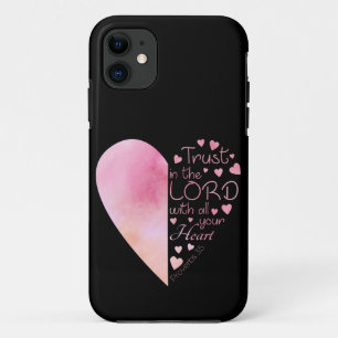 Christelijk vertrouwen van het hart van de vrouw i iPhone 11 hoesje