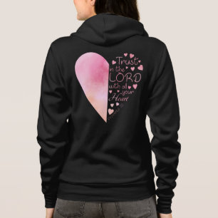 Christelijk vertrouwen van het hart van de vrouw i hoodie