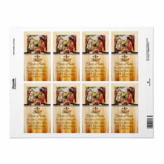 Christelijk  verzendlabel 18 (Full Sheet)