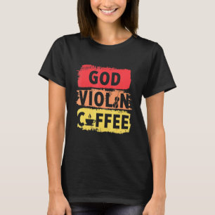Christelijk Violinist Church Worship Violin Player T-shirt