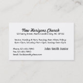 Christelijk Visitekaartje (Achterkant)