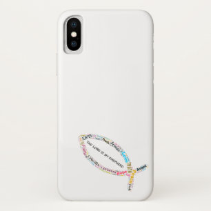 Christelijk Vissymbool iPhone X Hoesje