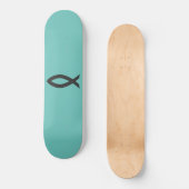Christelijk Vissymbool Skateboards (Voorkant)