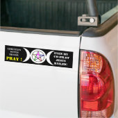 Christelijk wittestuurprogramma bumpersticker (Op Truck)