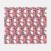 CHRISTELIJK YESHUA JESUS FLEECE DEKEN (Voorkant (Horizontaal))