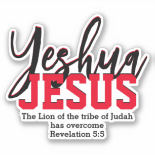 CHRISTELIJK YESHUA JESUS STICKER