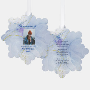 Christelijk zakhorloge herinnering Wolf  Ornament Kaart