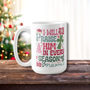 Christelijk zal ik hem elk kerstseizoen prijzen koffiemok