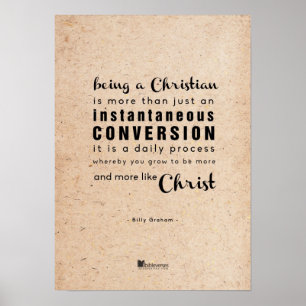 Christelijk zijn poster