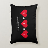 Christelijke 1 PLUS 1 IS 1 Koppels Accent Kussen (Voorkant(Verticaal))