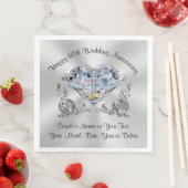 Christelijke 60e bruiloft Jubileum servetten (Insitu)