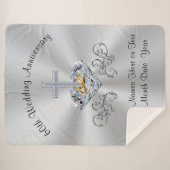Christelijke 60ste verjaardag geschenken gooien de sherpa deken (Voorkant (horizontaal))