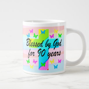 CHRISTELIJKE 90E VERJAARDAG ZEGENINGEN MOK