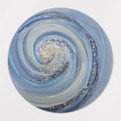 Christelijke aanbidding Stickers Abstracte wervelk (Design 1)