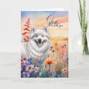 Christelijke aanmoediging Amerikaanse Eskimo Dog Kaart