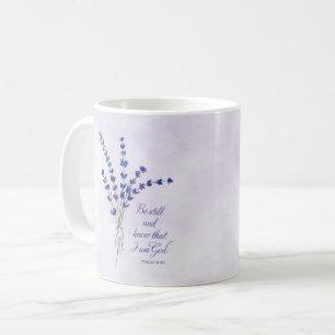 Christelijke Aanmoediging Lavendel met Schriftuur Koffiemok